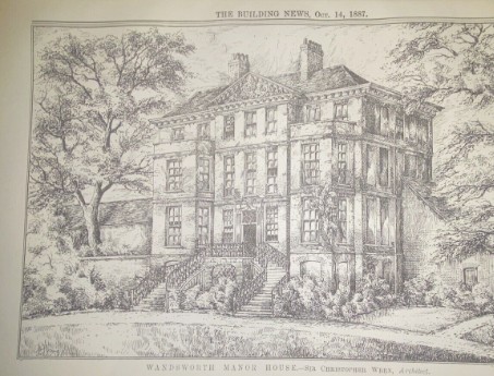 Wandsworth Manor House, The Building News, 14 October 1887