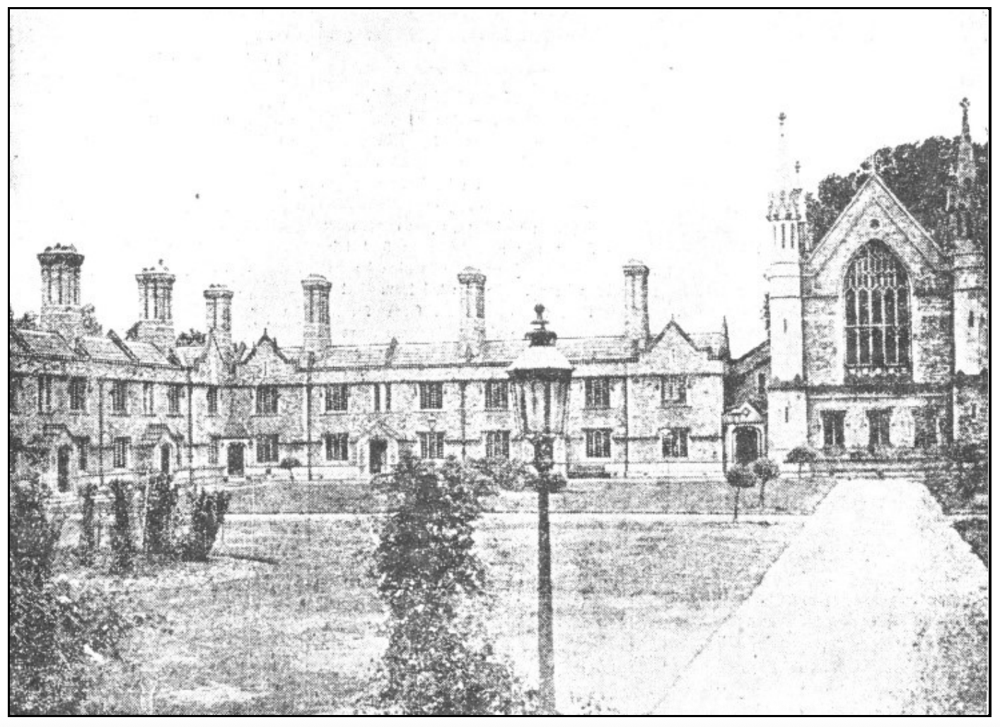 St Peter's Hospital in 1923 shortly before it was demolished