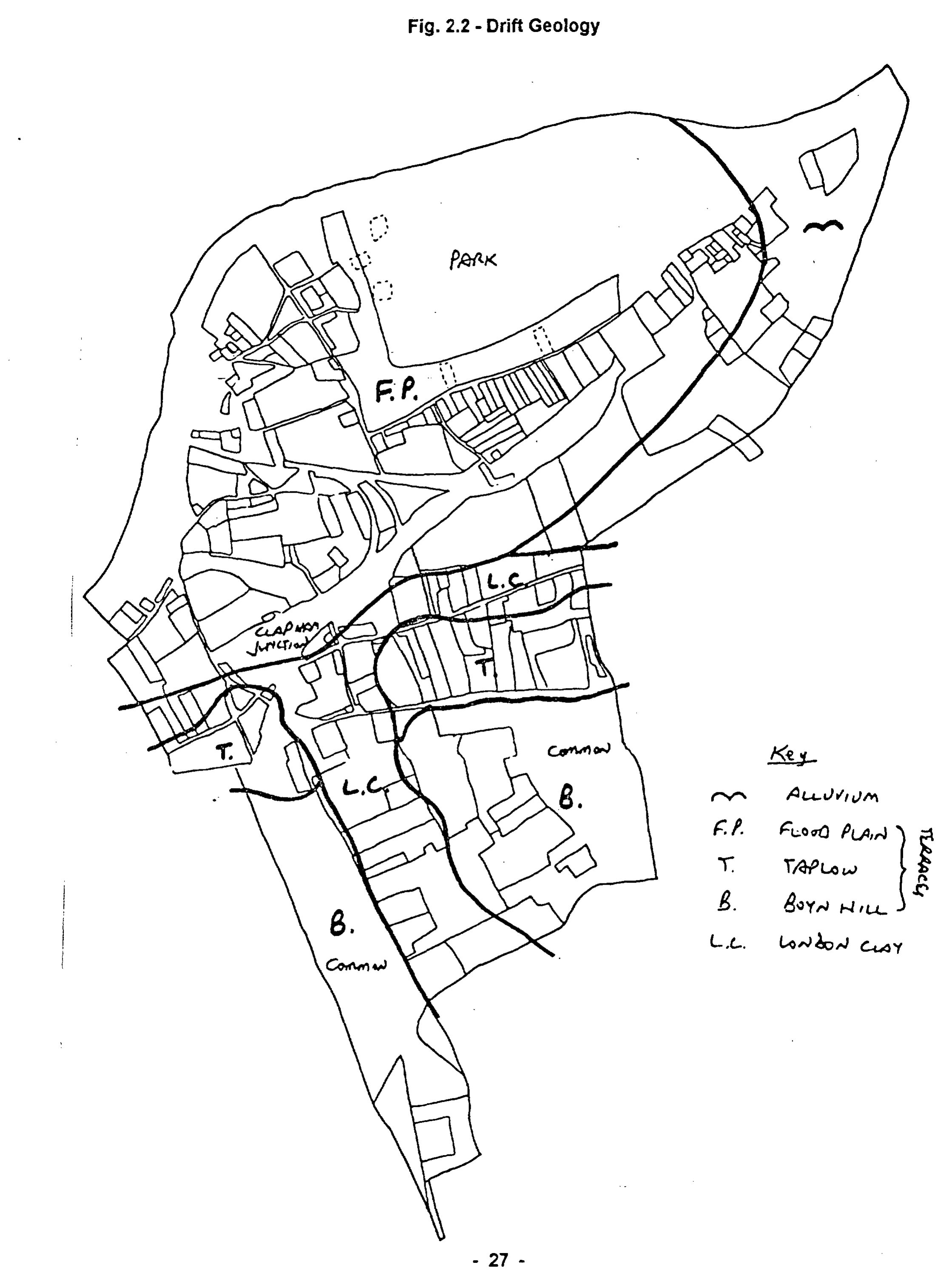 Fig. 2.2 – Drift Geology