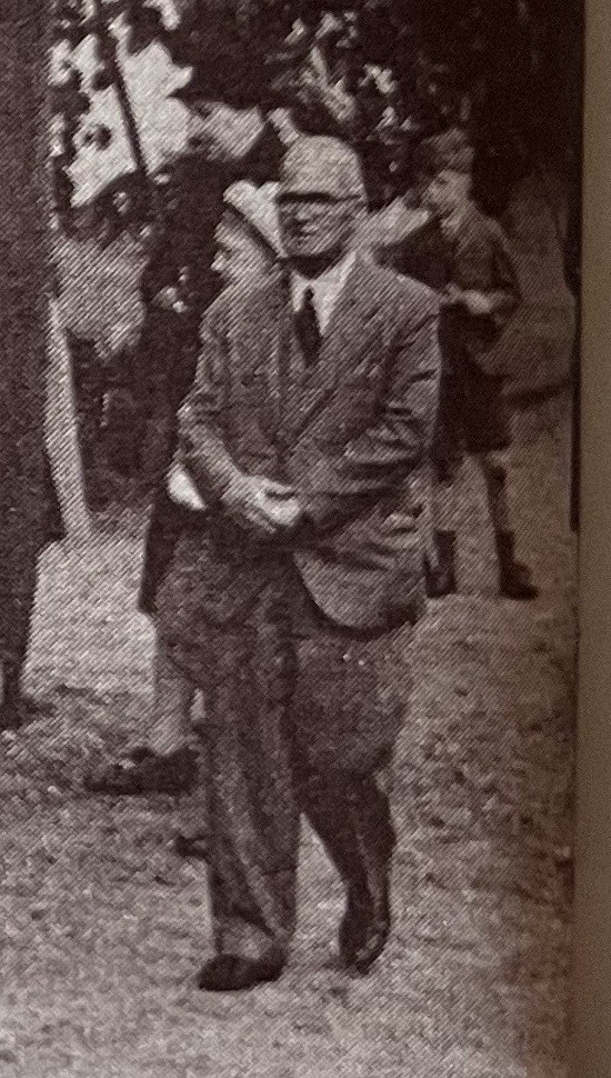 Muriel Baldrey's father, detail from the same photograph