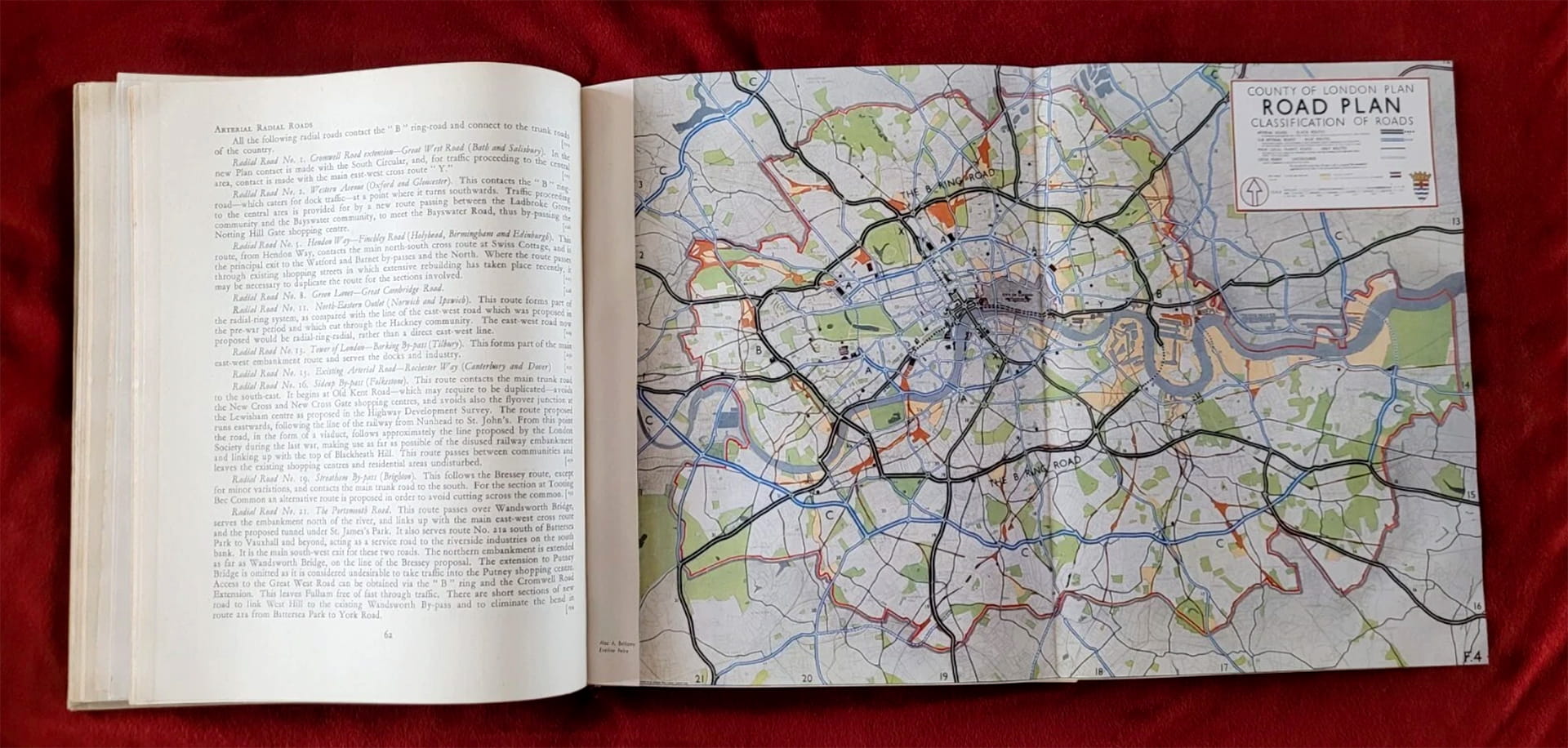 Abercrombie and Forshaw road plan