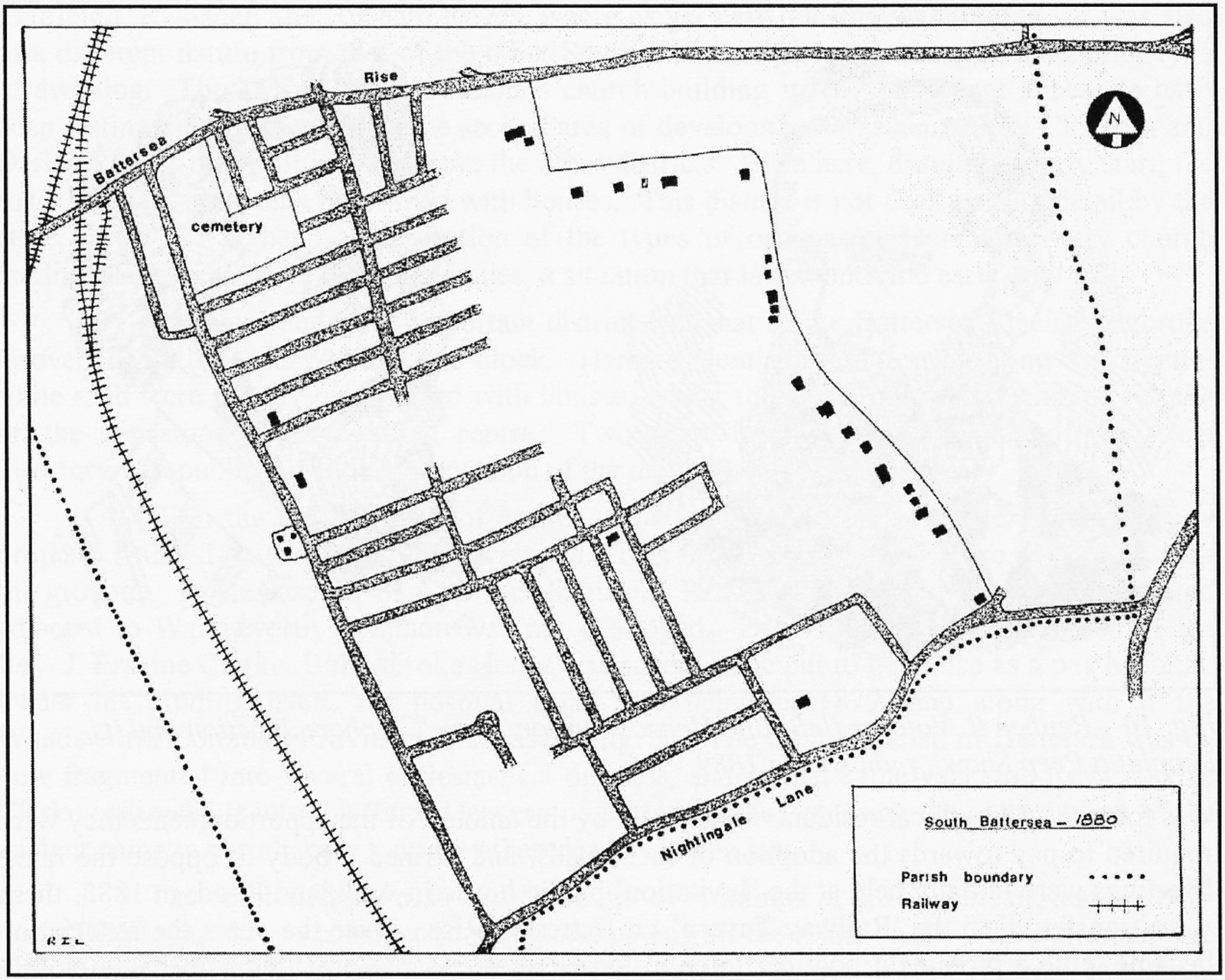 Fig. 11 – Sketch-map of the area in 1880