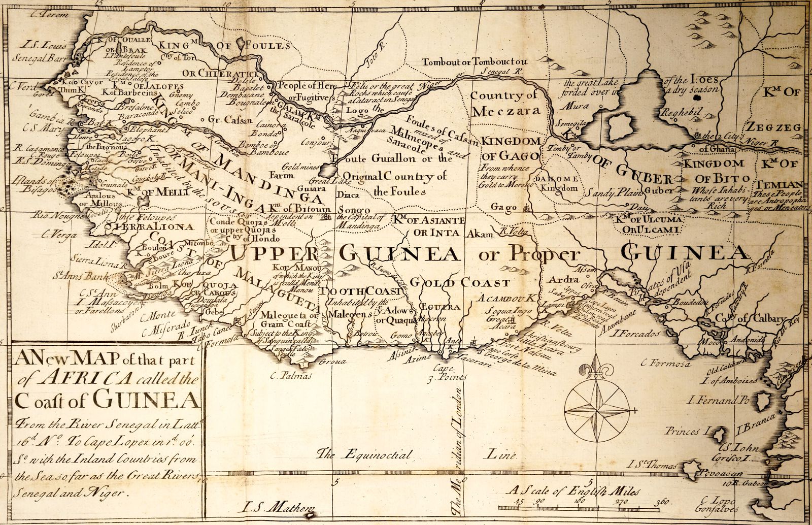 A New Map of that part of Africa called the Coast of Guinea