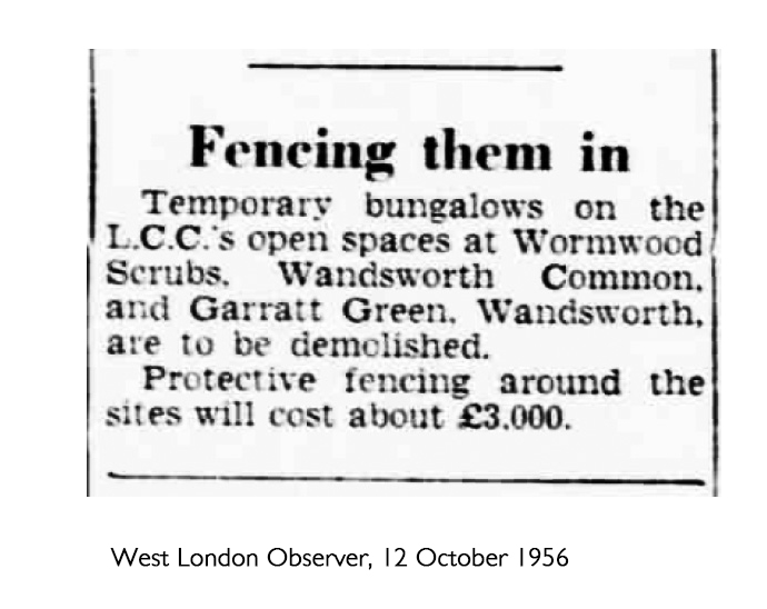 West London Observer, 12 October 1956: Fencing them in